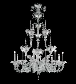 4604 Lustre Chandelier Vénitien 12 Lumières