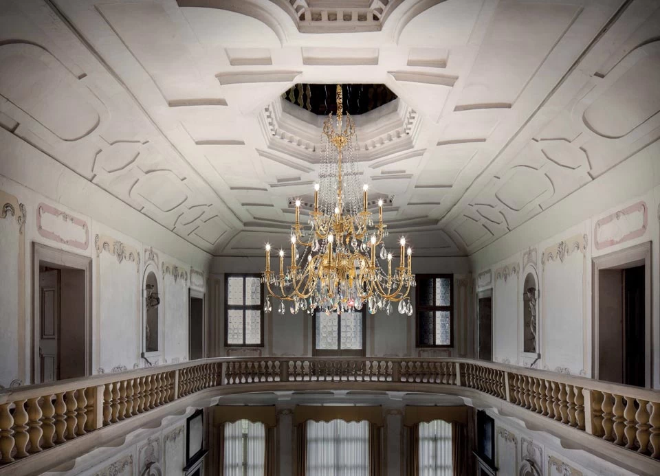 Acantia Grand Lustre 15 Lumières Doré