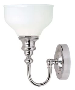 Applique Chrome Et Verre Pour Salle De Bain Cheadle