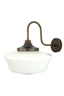 Applique De Salle De Bain, Bras En Col De Cygne Schoolhouse