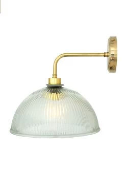 Applique De Salle De Bain En Verre Cannelé