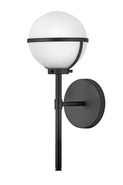 Applique De Salle De Bain Noire Et Blanche Hollis