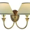 Applique Double Socle Ovale En Bronze Poli Principe