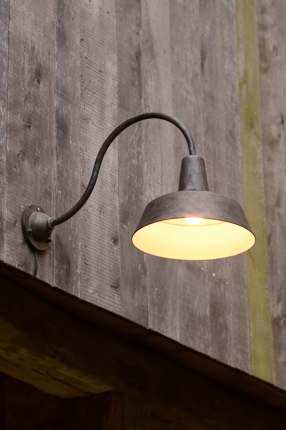 Applique D'extérieur Noire En Fer Forgé