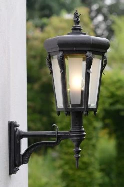 Applique D'extérieur à Verres Biseautés Et Sablés