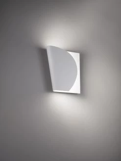 Applique Pivotante En Métal Blanc