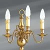 Applique Style Hollandais En Laiton 3 Lumières