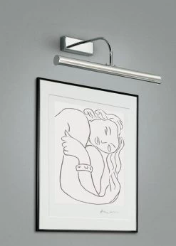 Applique Tableau En Nickel Poli 50cm