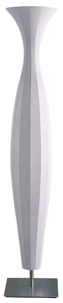 Athéna Lampadaire Tissu Blanc 2,18m