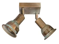 Azali Double Spot Orientable Sur Socle Carré