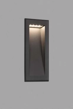 Balise D'extérieur Encastrée Rectangle Gris