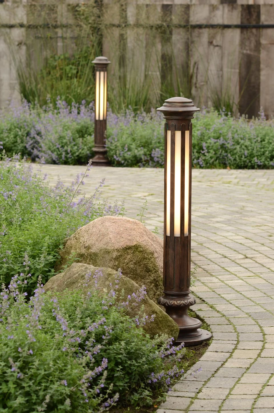 Balise D'extérieur Longue En Fer Forgé