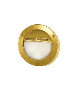 Balise D'extérieure Encastrée En Laiton Doré