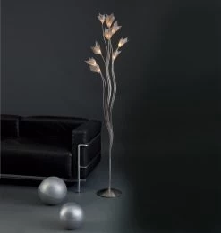 Breeze Lampadaire Bouquet 9 Lumières