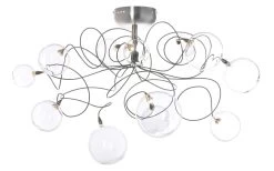 Bubbles Plafonnier 12 Lumières Transparent