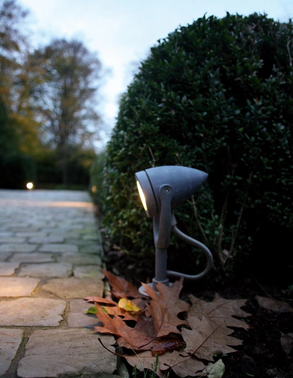 Bullet Ground Spot En Zinc Gris