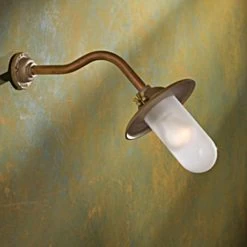 Butterfly 45° Cuivre Rouge Verre Sablé