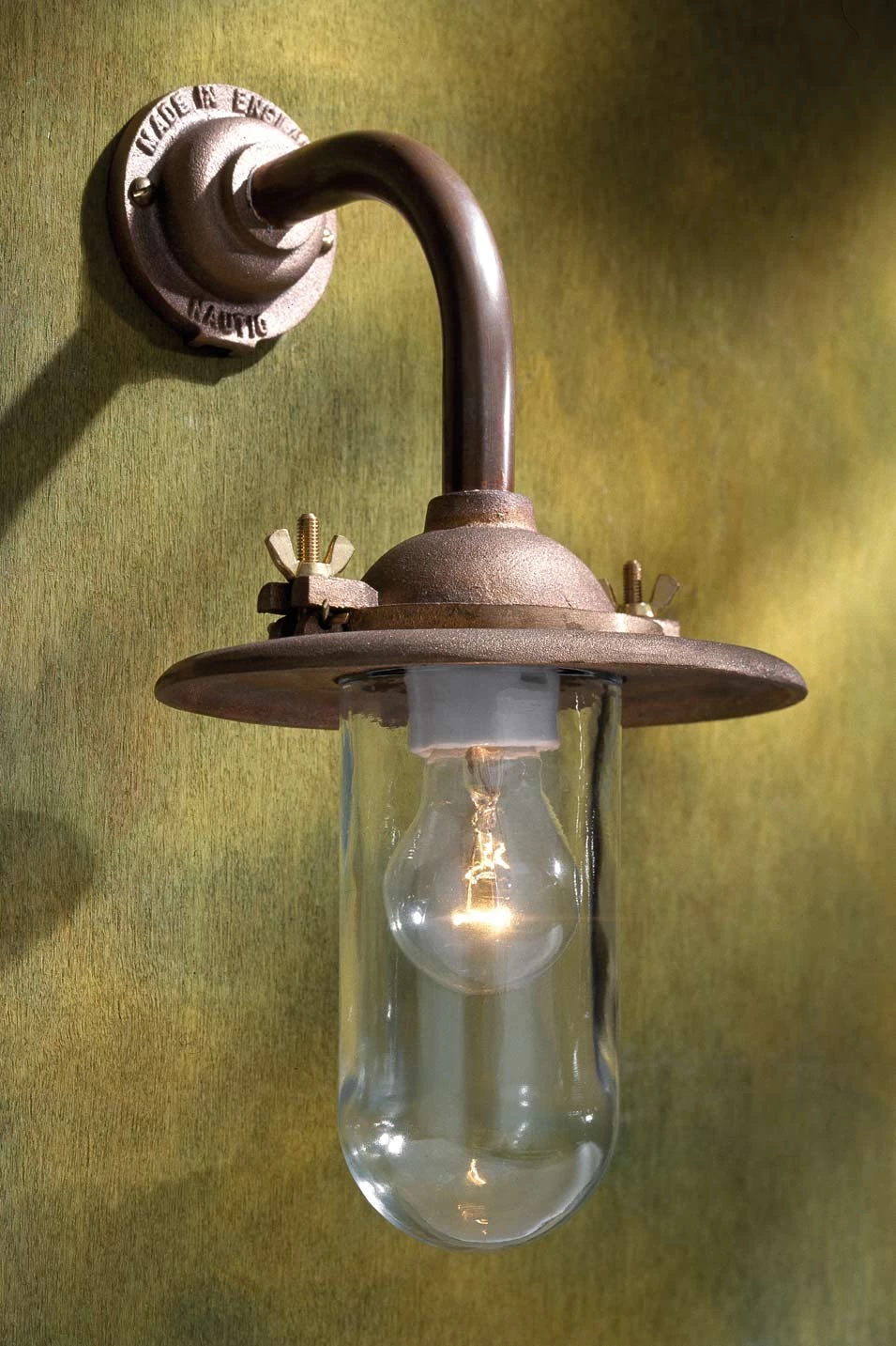 Butterfly 90° Cuivre Rouge Verre Clair