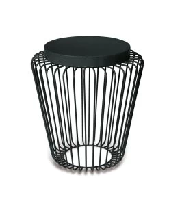 Cage Lanterne Sans Fil Noire