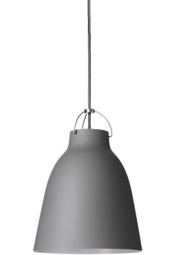 Fritz Hansen Caravaggio Matt Suspension MM Gris Foncé Mat