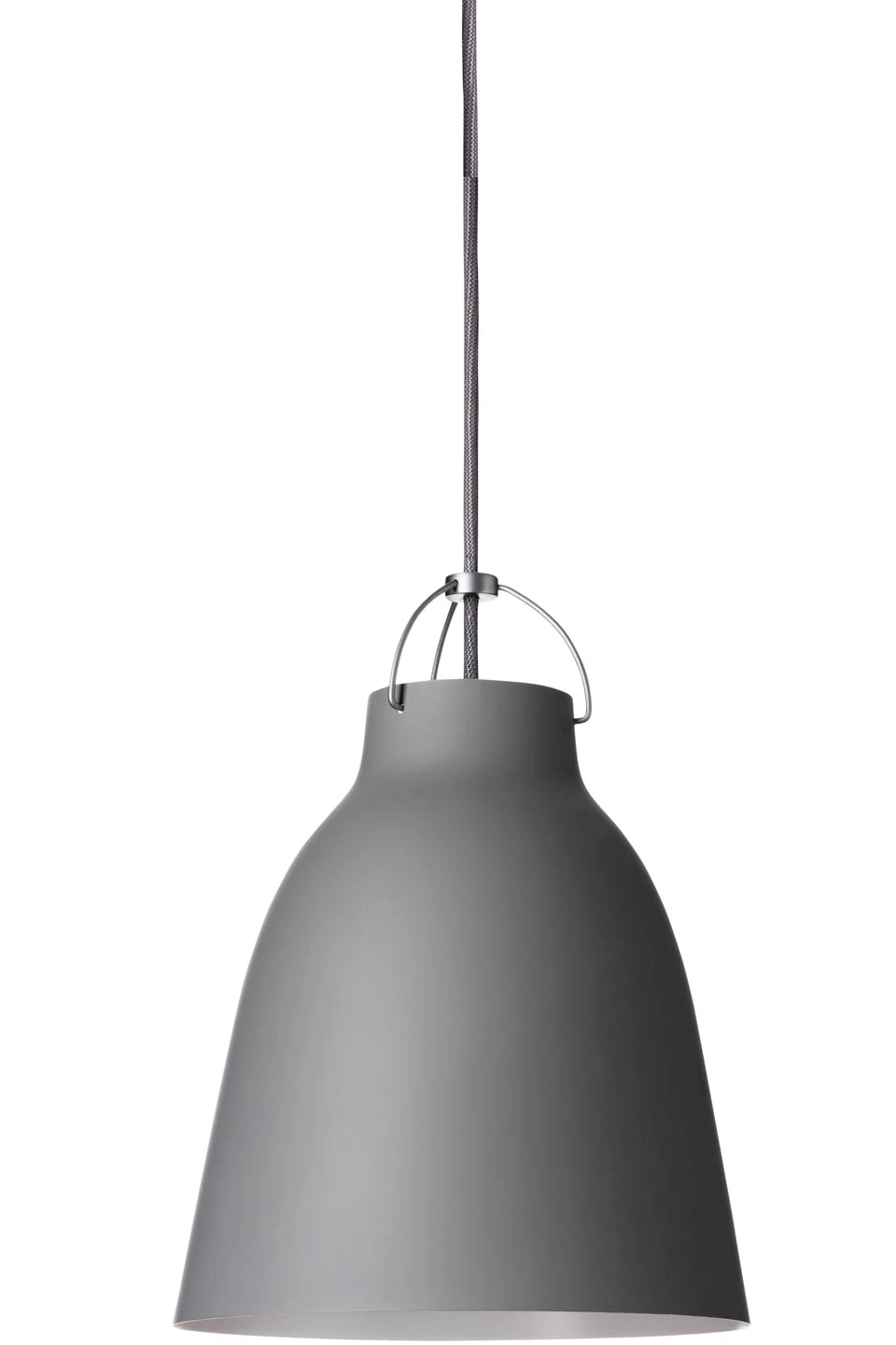 Fritz Hansen Caravaggio Matt Suspension MM Gris Foncé Mat