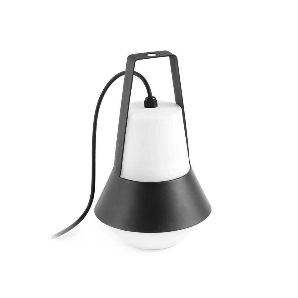 Cat Petite Lampe Baladeuse D'extérieur En Aluminium Noir
