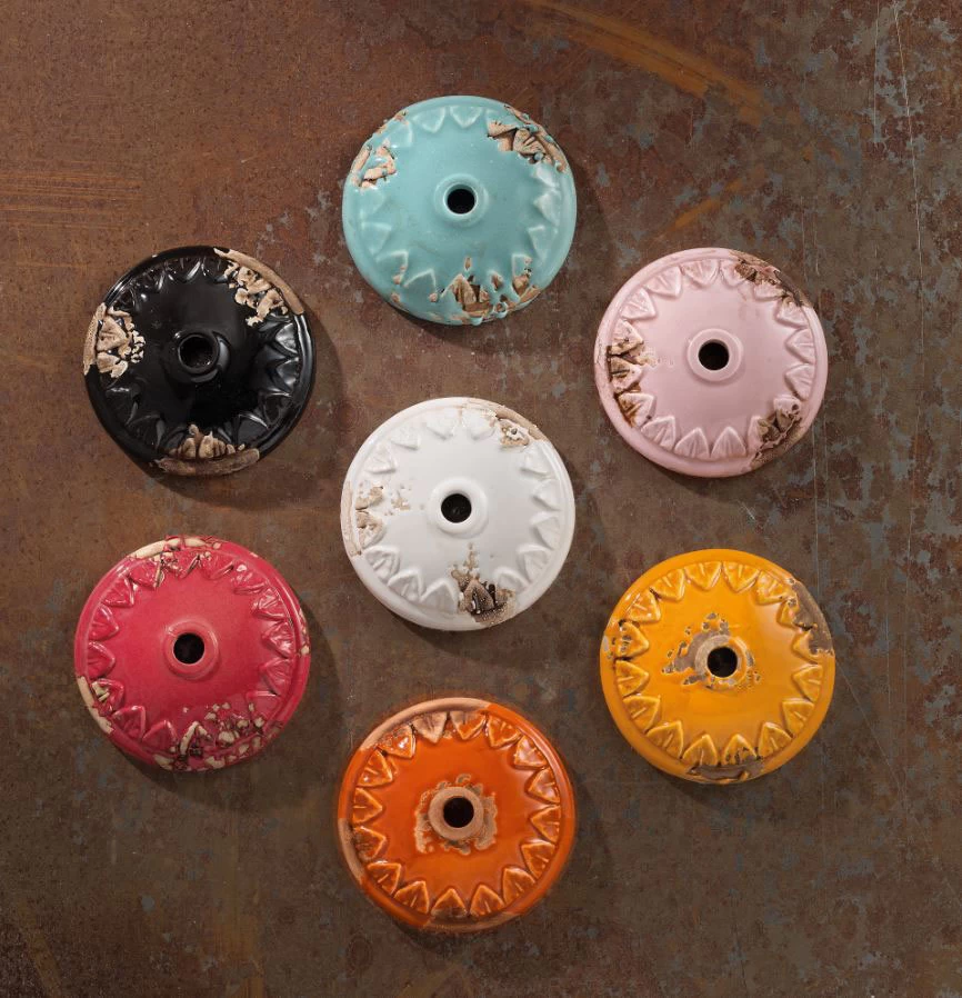 Suspension Minimaliste Bleu Turquoise En Céramique – Image 2