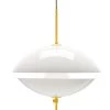 Fritz Hansen Clam Suspension Réglable En Verre Soufflé 55cm