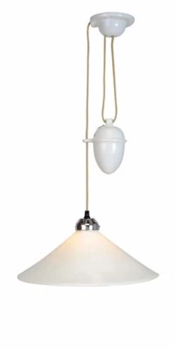 Cobb Suspension Monte-et-baisse En Porcelaine Grand Modèle