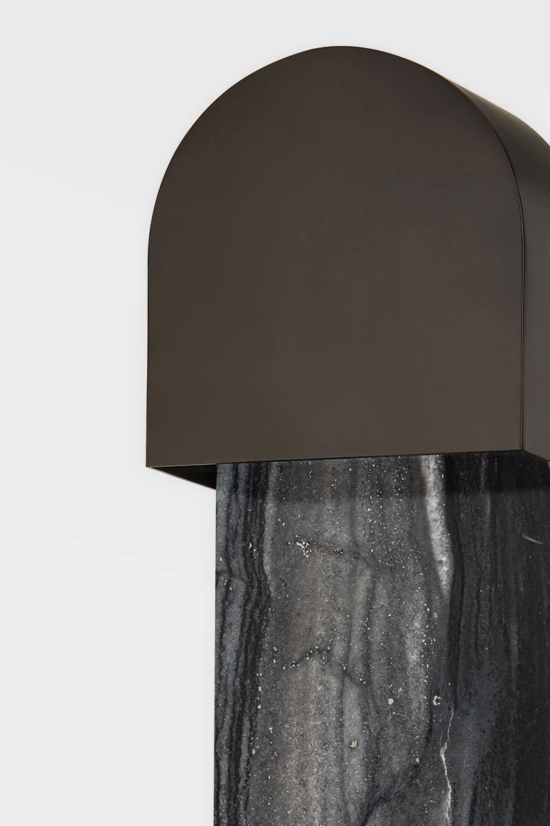 Applique Murale En Marbre Noir Brillant Hobart – Image 2