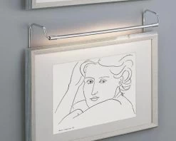 Eclairage Tableau En Nickel Poli 52.5cm