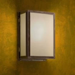 Essex Small Bronze Antique Verre Sablé