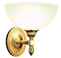 Excelsior Applique Or Et Verre Satiné