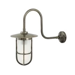 Fabo Applique D'extérieur Argent Antique