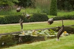 Flower Lampe Simple En Fer Forgé