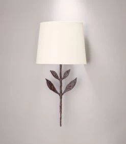 Grande Applique Noire Patinée Silva