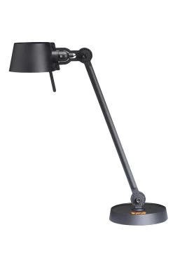 Grande Lampe De Bureau Noire à Réflecteur Orientable Bolt Desk