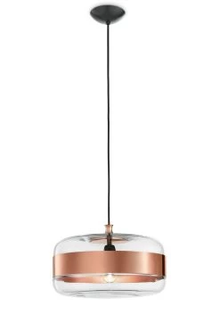 Grande Suspension Cuivrée Futura