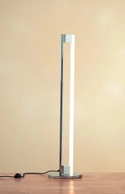 Lampadaire Rétro Chromé Tube