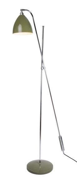 Lampadaire Style Industriel Vert Olive, Task Overreach