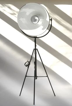 Lampadaire Trépied Type Projecteur, Réflecteur Orientable