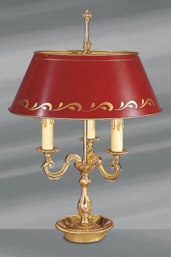 Lampe Bouillote Dorée Louis XV