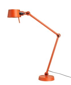 Lampe De Bureau Avec Deux Bras, En Métal Orange Bolt Desk