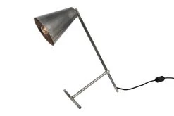 Lampe De Bureau En Argent Antique Havana