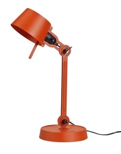 Lampe De Bureau Petit Modèle Bolt Desk En Acier Grainé Orange Vif