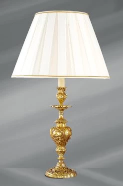 Lampe Dorée Louis XV Grand Modèle
