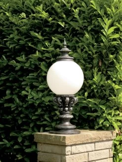 Lampe Piédestal En Fer Forgé Finition Fer Naturel