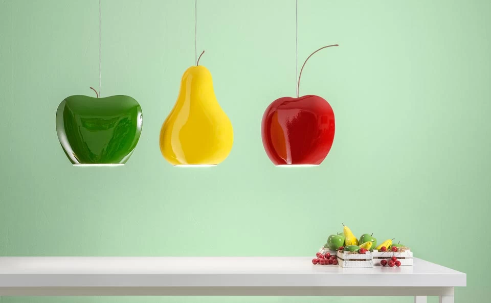 Suspension Rétro En Forme De Pomme Verte – Image 3