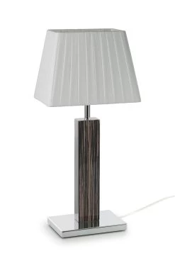 Lampe Smooth II Petit Modèle En Bois D'ébène