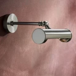 Lampe Tableau En Bronze Nickelé Mat Picture Light Small Bronze